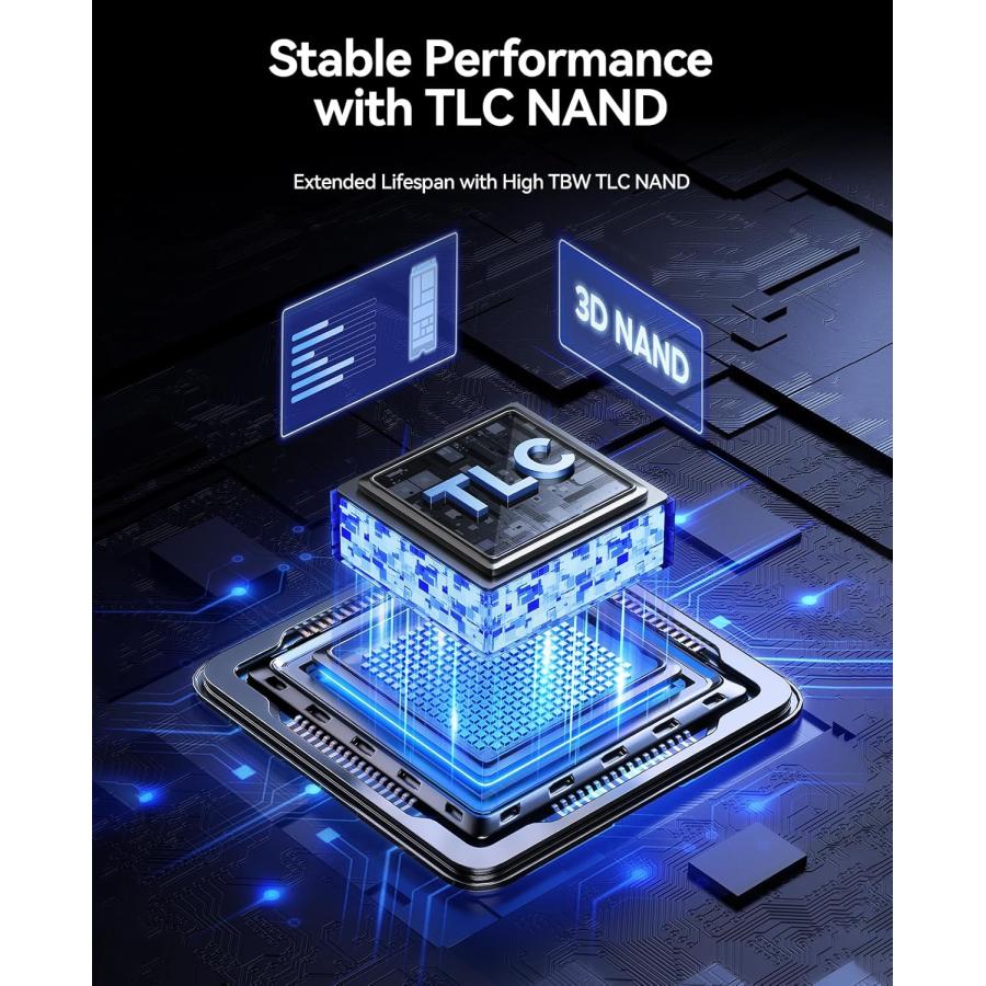 ORICO 外箱ダメージあり新品 ORICO OS5 PS5対応 SSD 2TB m.2 2280 NVMe