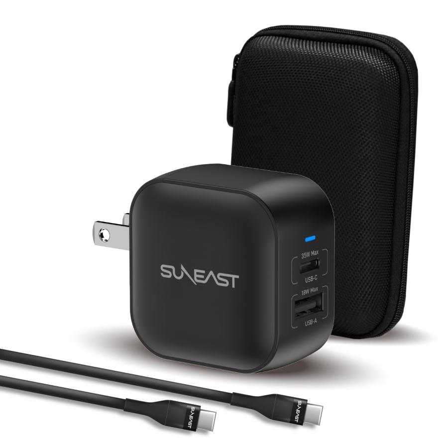 SUNEAST SUNEAST 35W 急速充電器 USB Type-C Type-A 2台同時充電対応