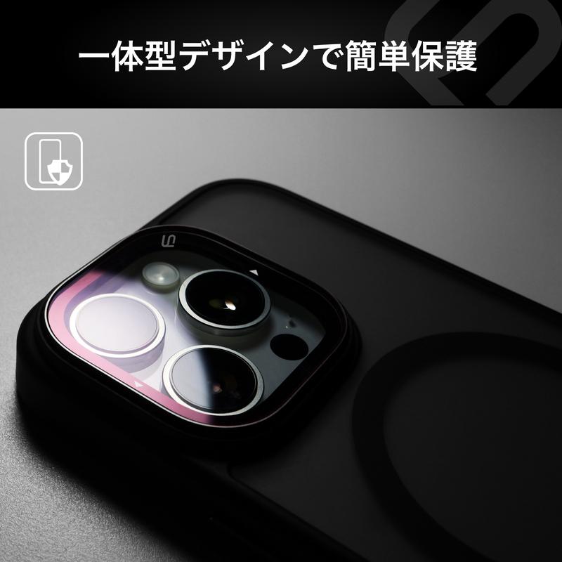SnapClick iPhoneケース専用 交換式カメラレンズ保護カバー【UV保護