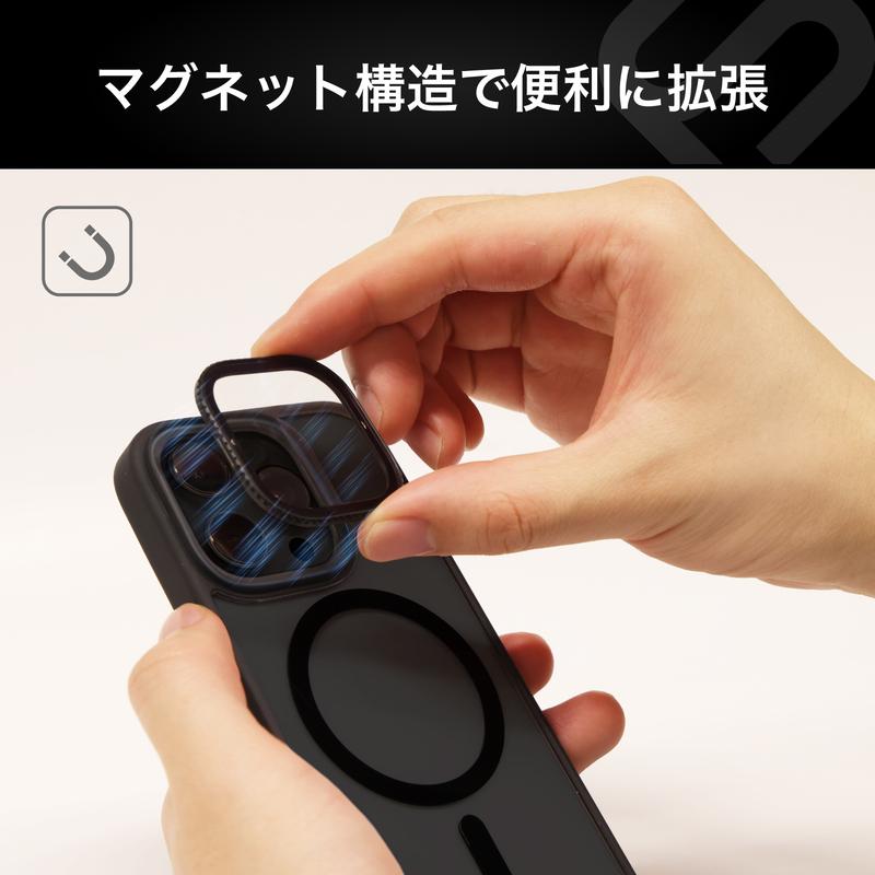 SnapClick iPhoneケース専用 交換式カメラレンズ保護カバー【UV保護