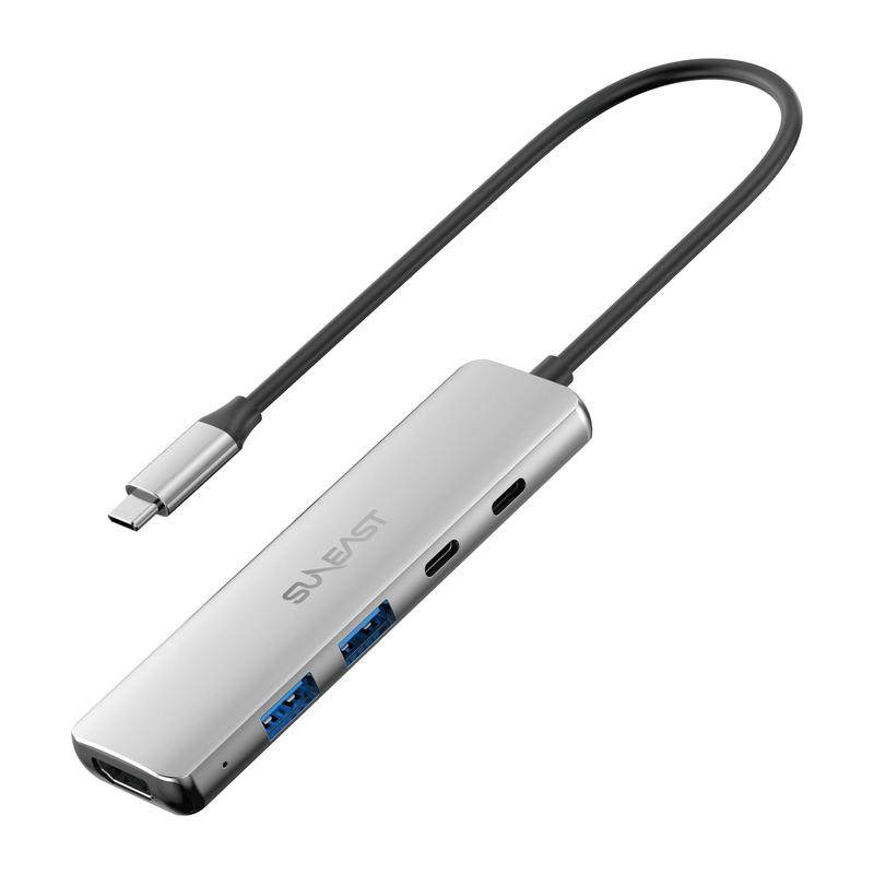SUNEAST SUNEAST 5in1 USB Type-C マルチハブ 5-in-1 ハブ ( 電源C×1 C