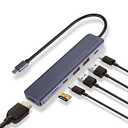 SUNEAST 【正規代理店】SUNEAST TypeC マルチハブ 6in1 マイクロ