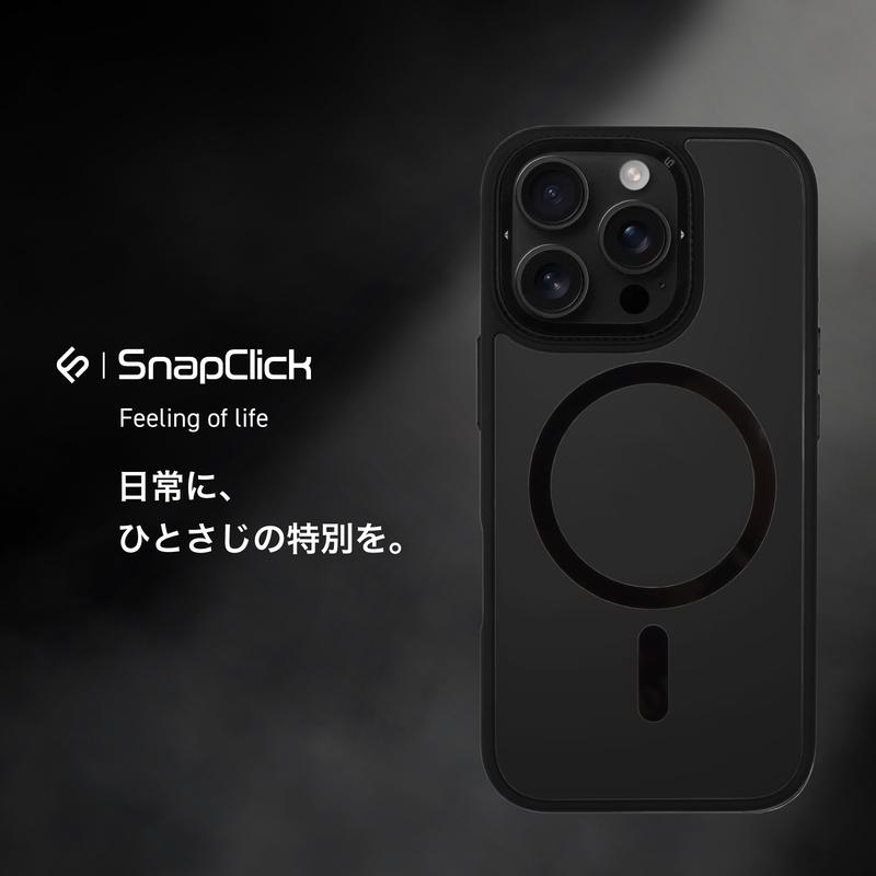 SUNEAST SnapClick iPhoneケース【 iPhone 16 Pro ケース スモーク