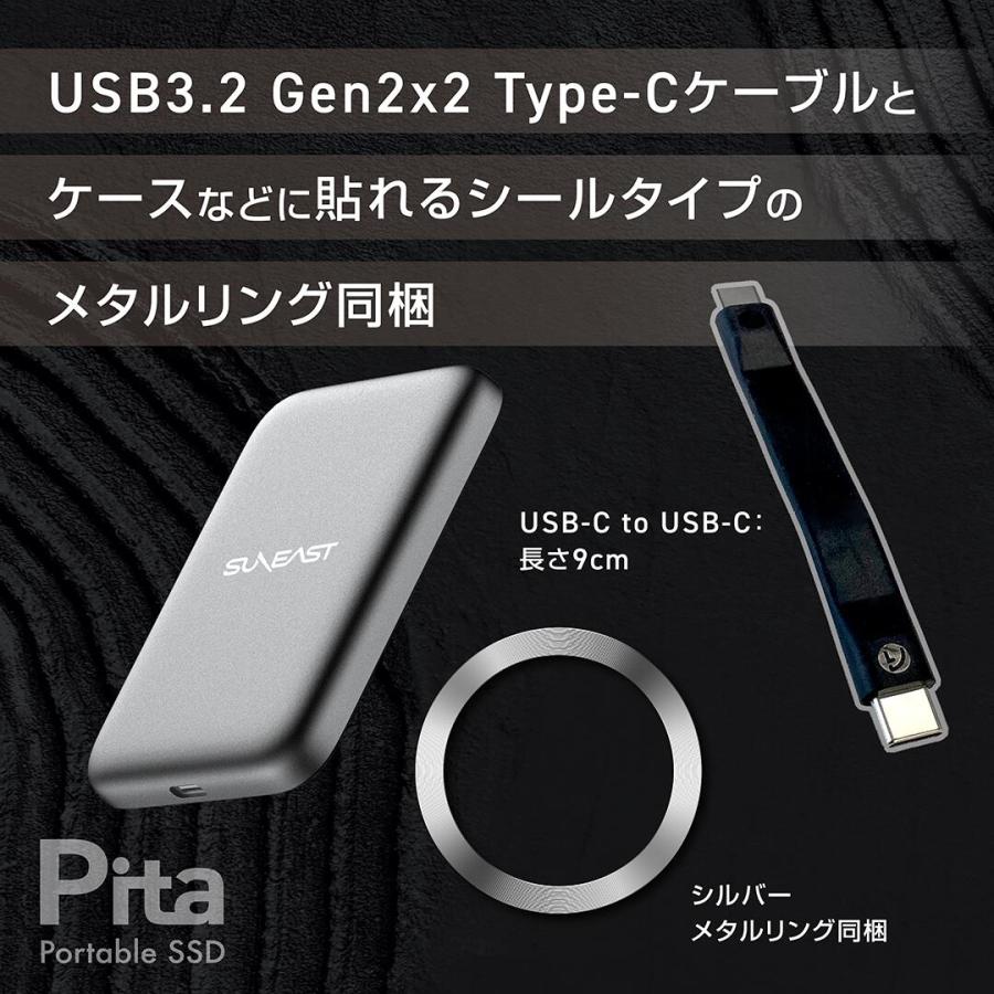 SUNEAST Pita 1TB ポータブルSSD 楽天市場】SUNEAST Pita ポータブルSSD 1TB : トレテク