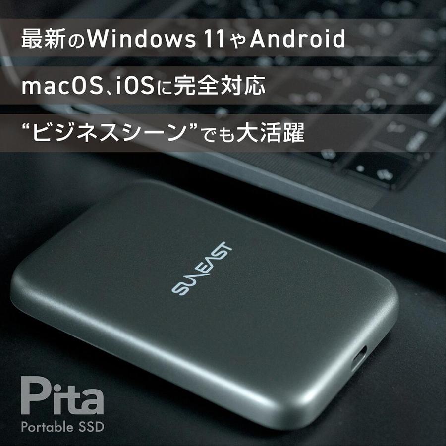 SUNEAST 【正規代理店】SUNEAST Pita Portable SSD 1TB 外付け