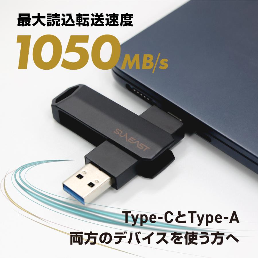 SUNEAST　Revolve R10　外付けポータブルSSD　512GB SUNEAST サンイースト 512GB Revolve R10 外付けポータブル