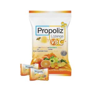 プロポリス トローチ オレンジ＋ビタミンC Propoliz Lozenge 8個入り