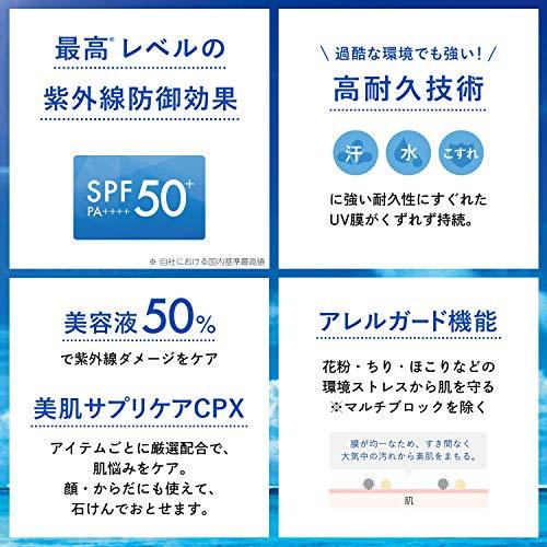 KOSE サンカット プロディフェンス ホワイトニング 日焼け止め UV エッセンス シミ 肌あれも防ぐ 90g 無香料｜fatefloria｜06