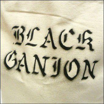 BLACK GANION オフィシャル GANION_LOGO TOTE BAG ブラックガニオン トートバック ECO エコバック POPGROUP ハードコア  グラインドコア BAND MERCHANDISE｜fatmoes｜03