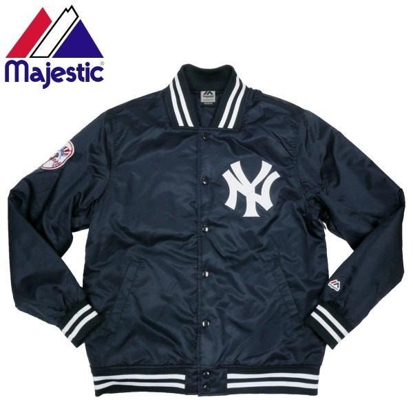 Majestic マジェスティック NY ヤンキース ナイロンスタジャン