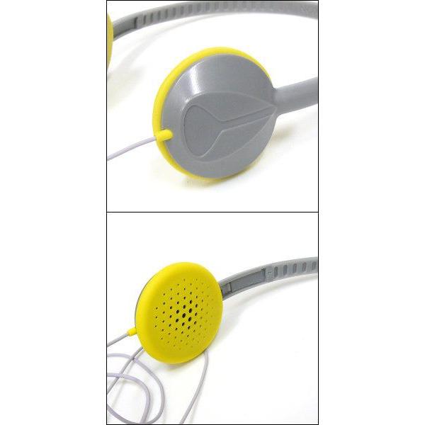 NIXON（ニクソン） カラーヘッドフォン WHIP ウィップ グレー×イエロー