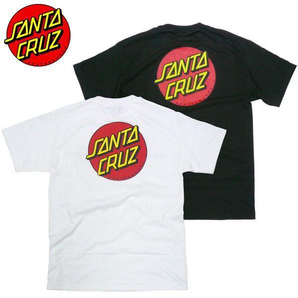 SANTA CRUZ サンタクルーズ CLASSIC DOT Tシャツ SANTA CRUZ ドットロゴ スケーター SK8