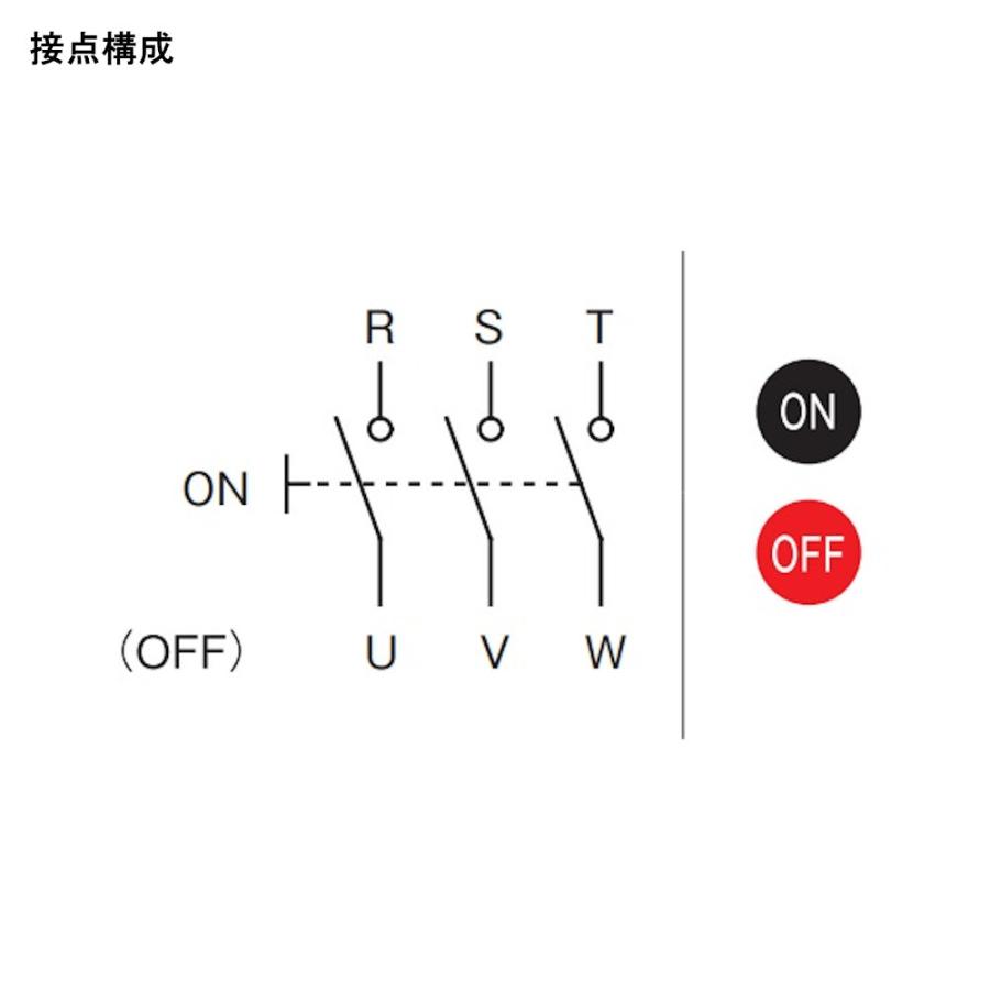 パトライト（KASUGA）　BSWT215 B 3　動力用開閉器　ABS樹脂　露出型　強力防雨 三相　定格通電電流15A｜faubon｜03