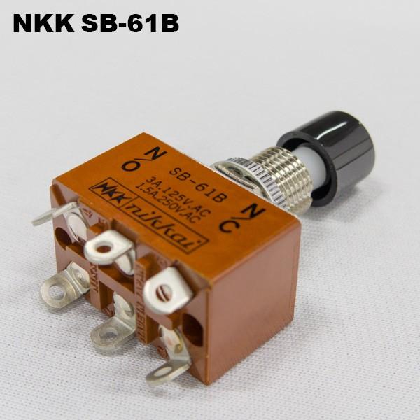 NKKスイッチズ SB-61B 小形押ボタン Sシリーズ 2極双投ON-(ON NKKスイッチズ SB-61B 小形押ボタン Sシリーズ 2極双投ON-(ON