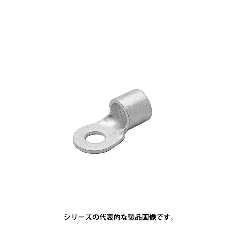ニチフ R 14-6S 銅線用 裸圧着端子 （R形）丸形 6S サイズ φA：6.4mm B