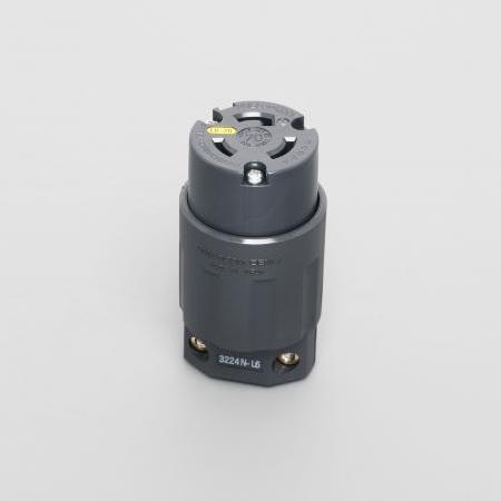 アメリカン電機 3224N-L6 接地形2P 20A 250V (NEMA L6-20) 引掛 アメリカン電機 3224N-L6 接地形2P 20A 250V (NEMA L6-20) 引掛