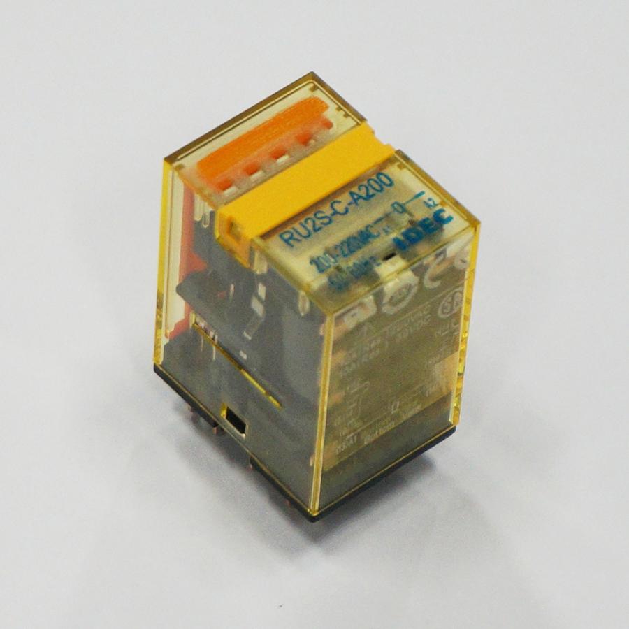 IDEC RU2S-C-A200 ユニバーサルリレー シングル接点 ソルダ端子 2極