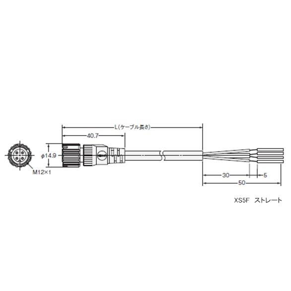 オムロン（OMRON） XS5F-D421-J80-F 丸型防水コネクタ(M12) : FA-Ubon Yahoo!店 - 通販 ...