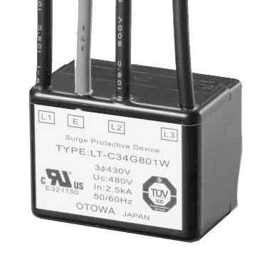 音羽電機工業 LT-C12G801W 装置用SPD(切り離し機構内蔵 音羽電機工業 LT-C12G801W 装置用SPD(切り離し機構内蔵