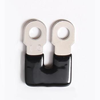 東洋技研　BBR10-2（黒）絶縁被覆付ショートバー（10mmピッチ）丸形2極 | 