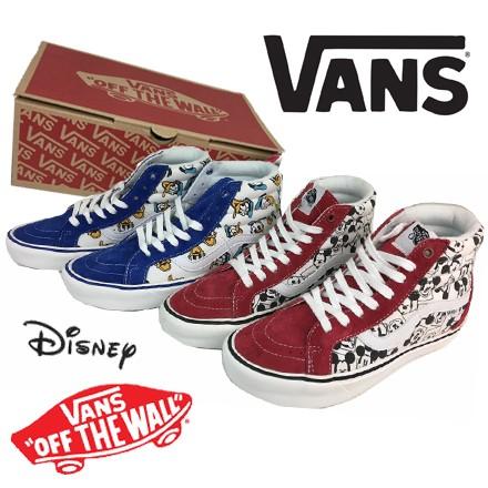 Vans Disney スニーカー バンズ ディズニー Vans Sk8 Hi Disney スケートハイ S Faunfactory 通販 Yahoo ショッピング