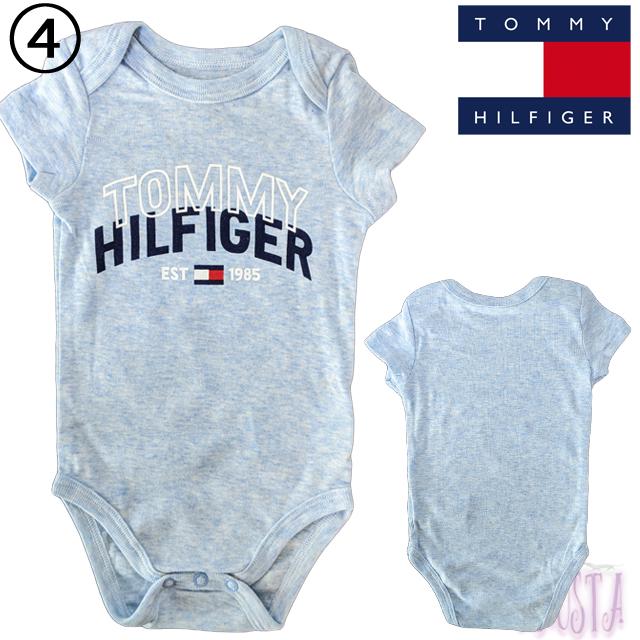 TOMMY HILFIGER 半袖ロンパース ベビー服 70 tommy hilfiger 3点セット 
