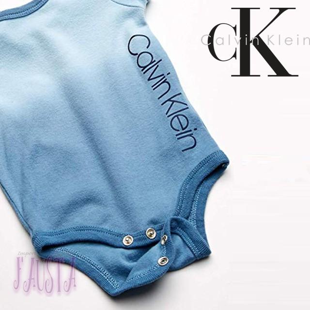 カルバンクライン 半袖ロンパースセット ベビー服 70 Calvin Klein ボディスーツ 赤ちゃん 肌着 出産祝い 新生児 B016 | Calvin Klein | 02