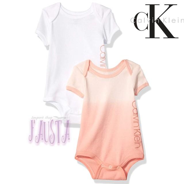 カルバンクライン 半袖ロンパースセット ベビー服 70 Calvin Klein ボディスーツ 赤ちゃん 肌着 出産祝い 新生児 B016 | Calvin Klein | 03