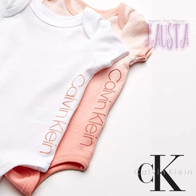 カルバンクライン 半袖ロンパースセット ベビー服 70 Calvin Klein ボディスーツ 赤ちゃん 肌着 出産祝い 新生児 B016 | Calvin Klein | 04