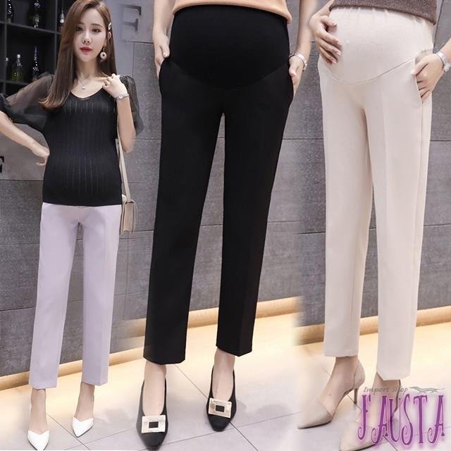 マタニティパンツ スラックス 通勤 オフィス タックテーパード フォーマル 黒 グレー ベージュ マタニティウェア 安い 産前産後 M044-30 | 