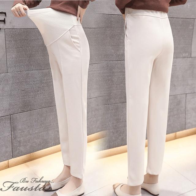 マタニティパンツ スラックス フォーマル 通勤 オフィス タックテーパード 黒 ベージュ マタニティウェア 産前産後 M044-35 |  | 03