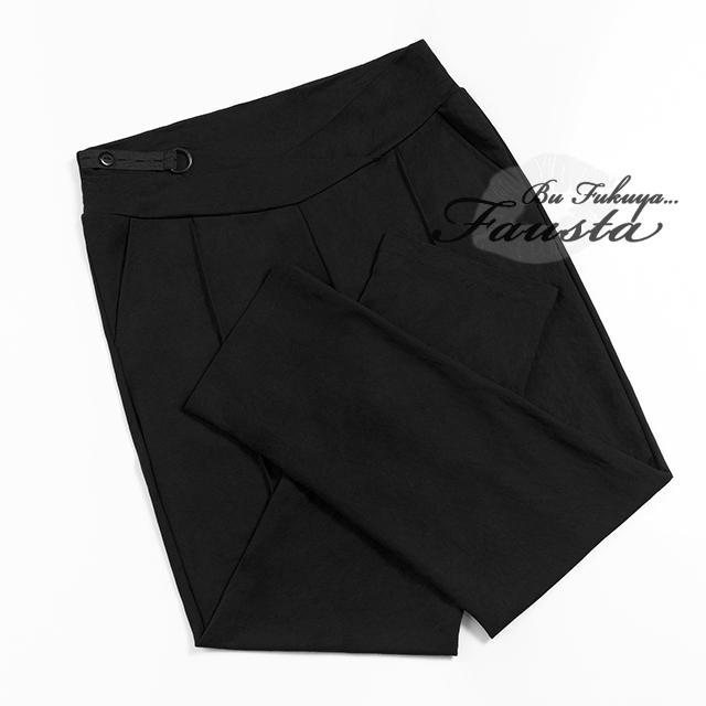 マタニティパンツ オフィス スラックス 夏 通勤 タックライン入り フォーマル 黒 ベージュ マタニティウェア 産前産後 M044-40 |  | 05