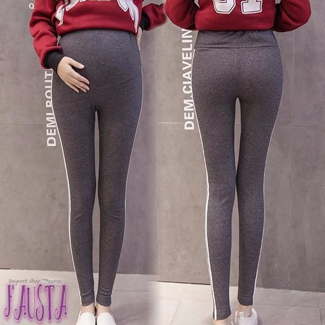 マタニティレギンス 安い サイドライン マタニティ パンツ パジャマ 産前産後 妊婦服 ストレッチ ヨガ スポーツ M068 |  | 03