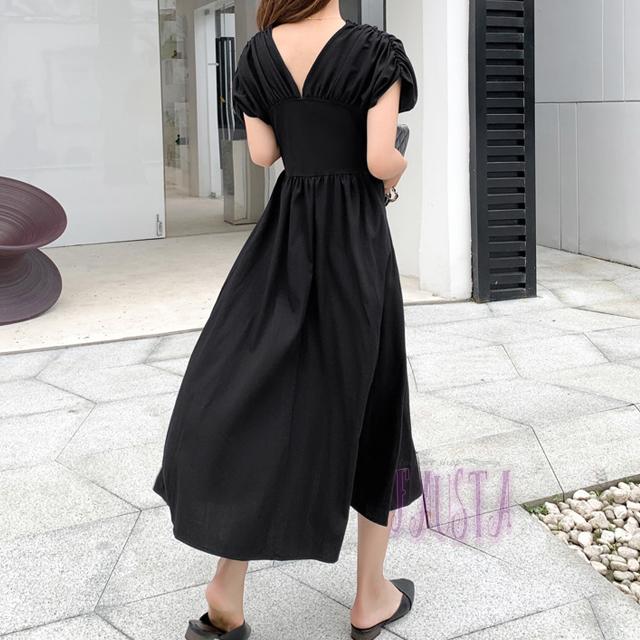 授乳服 安い フォーマル お宮参り ワンピース 夏 冠婚葬祭 マタニティ ワンピース 黒 産前産後 M109 |  | 04