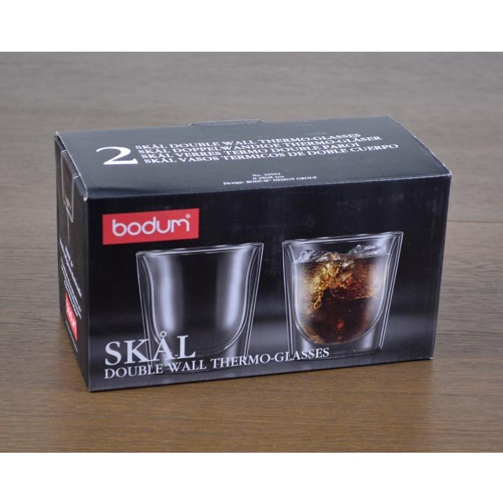 ボダム ダブルウォールグラス 0.2L 200ml 2個セット bodum SKAL 10593 プレゼント ギフトにおすすめ！ 出産祝い お返し 内祝い｜fav｜02