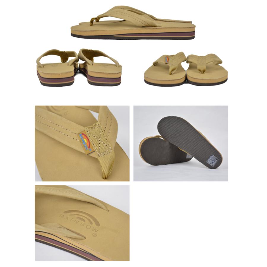 レインボーサンダル RAINBOW SANDALS プレミアムレザーサンダル ダブル 
