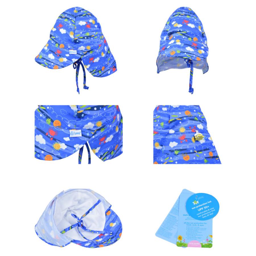 IPLAY アイプレイ /Flap Sun Protection Hat 797150 797153 uv 日よけ 赤ちゃん ベビー uv 夏