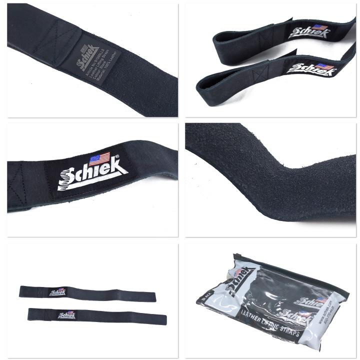 SCHIEK シーク BASIC LIFTING SUPPORTSSCHIEK LEATHER LIFTING STRAPS 1000LLSBK レザーリフティングストラップ ウェイト