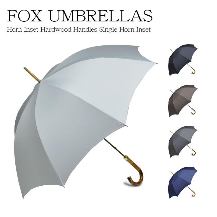 フォックス アンブレラズ メンズ 長傘 FOX UMBRELLAS Horn Inset