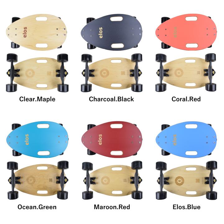 イロス ELOS スケートボード SKATEBOARD 18インチ スケボー クルーザー 初心者 子供 キッズ 大人 ハンドル付き 軽量