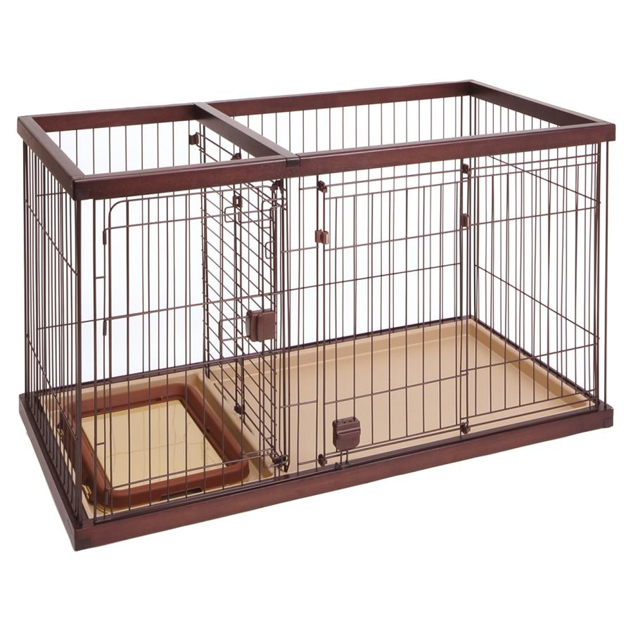 ペティオトイレのしつけが出来るドッグルームサークルブラウンレギュラー [trmt] | 