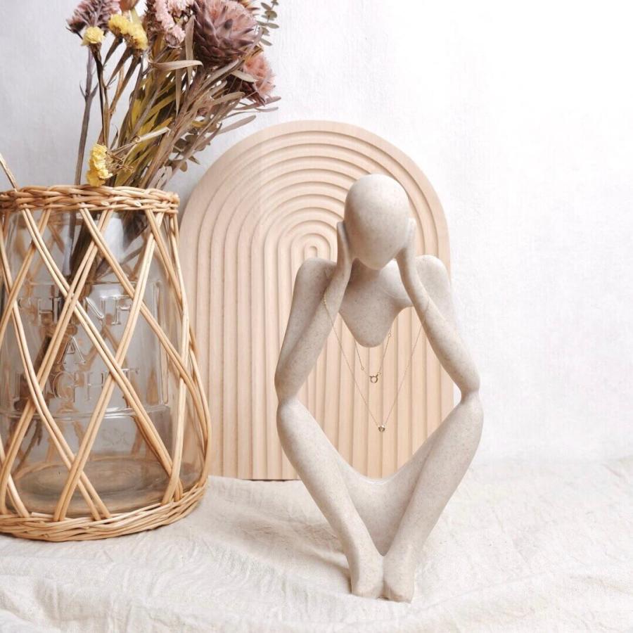 モダンアートオブジェ C 考える人 置物 人形 芸術 彫刻 北欧インテリア