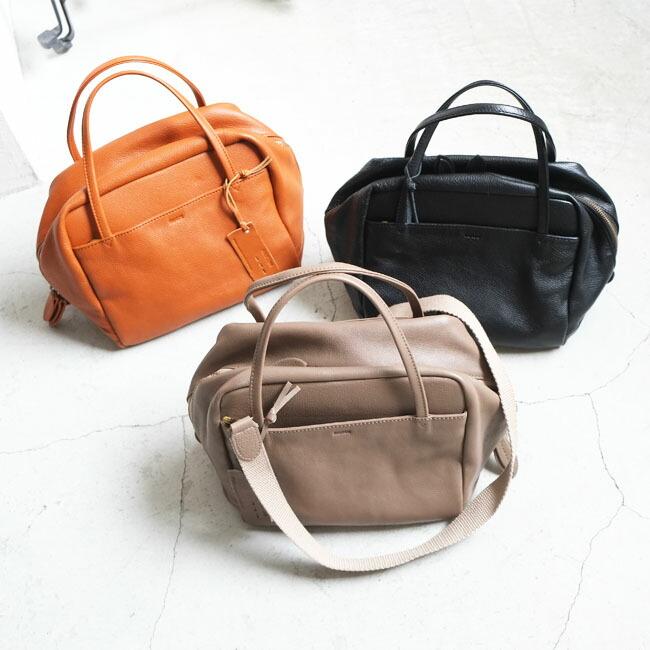 【送料無料】hawk company ホークカンパニー faucon ショルダー付き レザーハンドバッグ 2way【3255】【バッグ ポシェット 本革 通勤 レディース コンパクト