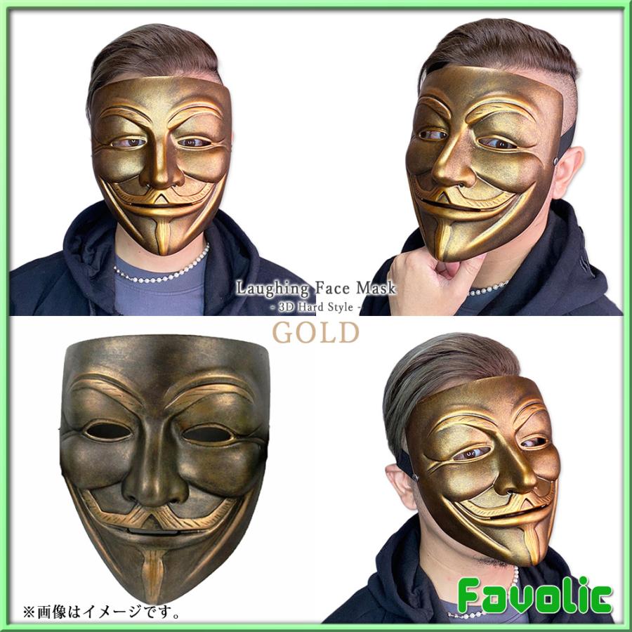 ヒゲおじさん 笑う 樹脂 お面 ホワイト フェイスマスク 立体 コスプレ