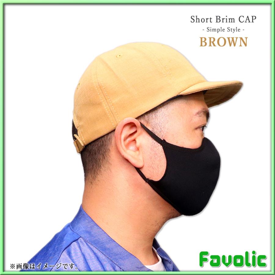 ショートブリム キャップ 野球帽 帽子 フラットつば 男女兼用 レディース メンズ ショートバイザー ツバ短 Favolic ファボリック Fv Ins 0004 Favolicgt Line 通販 Yahoo ショッピング