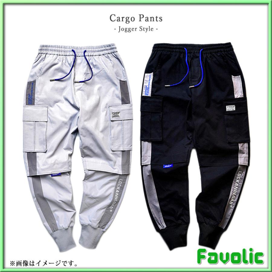 カーゴパンツ ジョガー ワークパンツ スリム パラシュートパンツ ミリタリー アーミー 戦闘服 サバゲー ダンス ワイド ロング 忍者 侍 メンズ GTLINE Favolic &hellip;