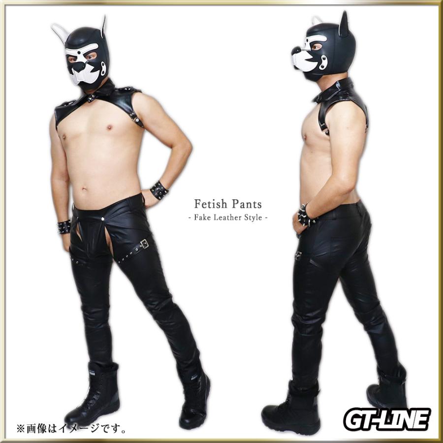 フェイクレザー パンツ 立体 メンズ ボディースーツ ジャンプスーツ ボタン フェティッシュ レザーファッション レザーフェチ 黒 コスプレ 大人 Gt Line Favolic Gt Gogo 0008 Favolicgt Line 通販 Yahoo ショッピング