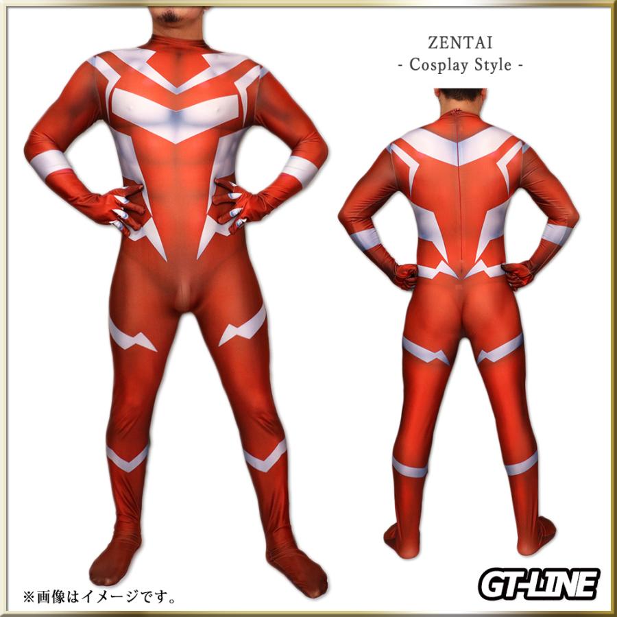 全身タイツ レッドスーツ アメコミ系 コスプレ Red ビースト アニメ 赤 全タイ ゼンタイ 大人用 仮装 衣装 cosplay Zentai  ハロウィン GT-LINE Favolic