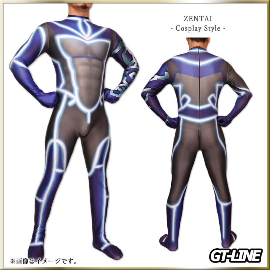 全身タイツ ブルースーツ ゲーム系 コスプレ ブルー EXTELLA アニメ 赤