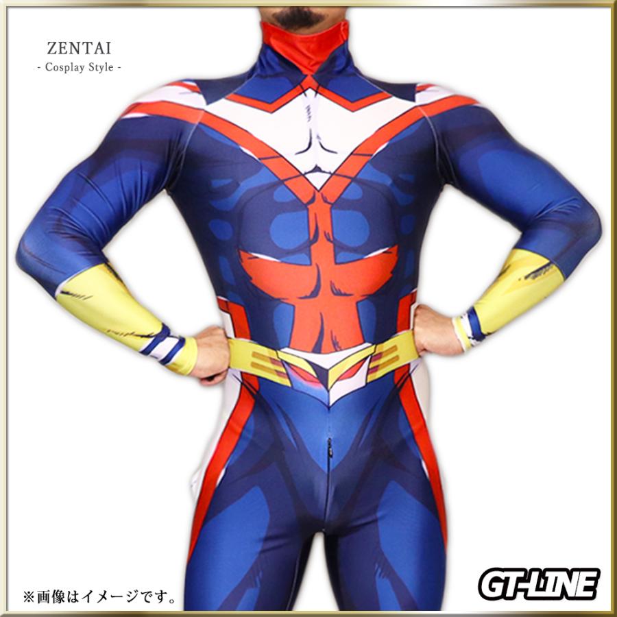 Zentai イエローブルー ファスナー付き アニメ ヒーロー 全身 Zentai イエローブルー ファスナー付き アニメ ヒーロー 全身